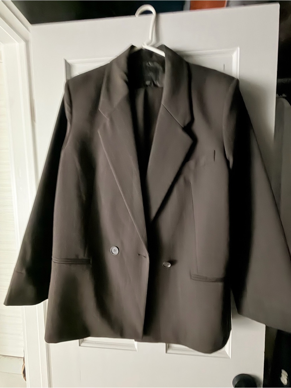Zara Brown Double-Breasted suit